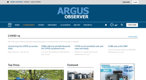 m.argusobserver.com