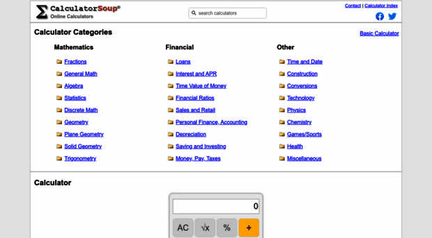m.calculatorsoup.com