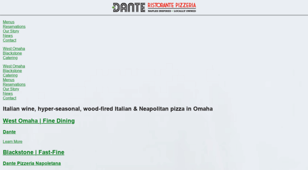 m.dantepizzeria.com