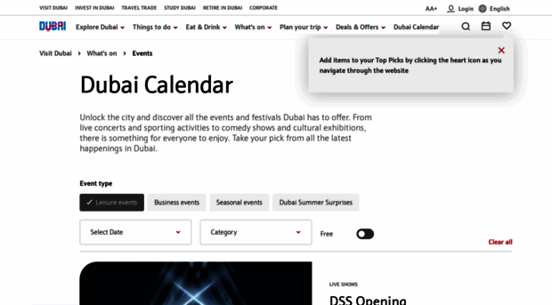 m.dubaicalendar.ae