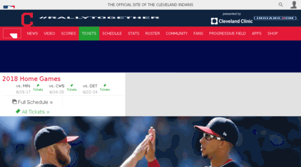 m.indians.mlb.com