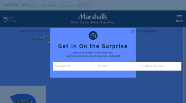 Marshalls Official Site  Shop Shoes, Clothing, Home Decor & More