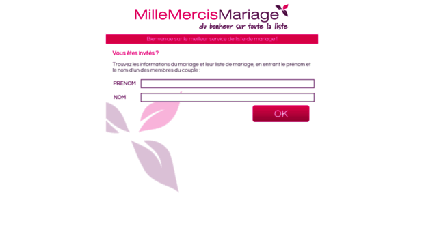 m.millemercismariage.com