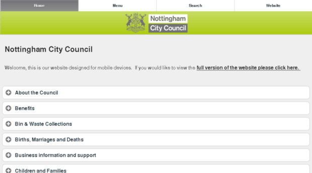 m.nottinghamcity.gov.uk