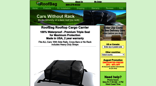 m.roofbag.com