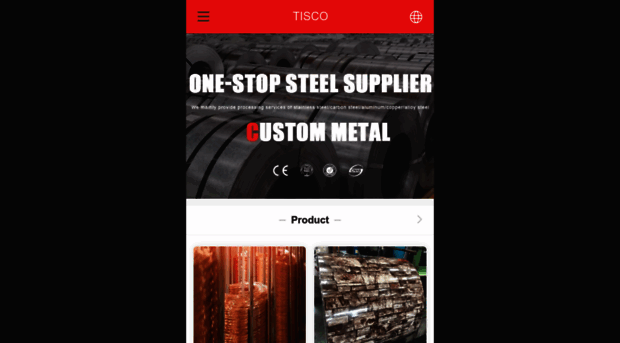 m.tiscosteelgroup.com