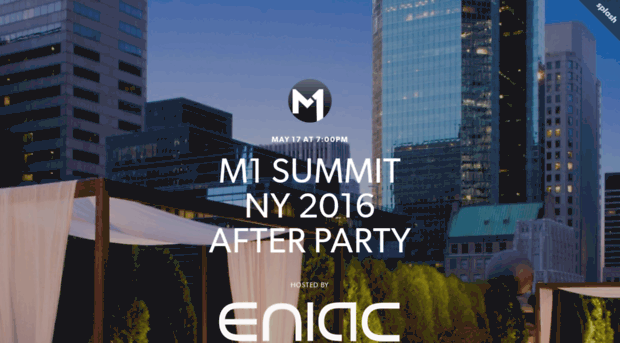 m1summitny2016afterparty.splashthat.com