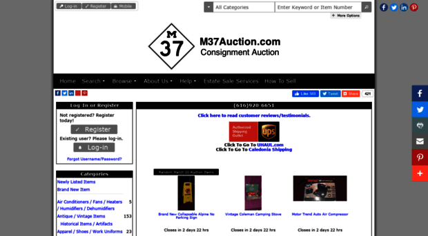 m37auction.com