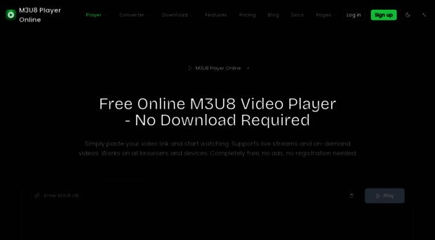 m3u8player.io
