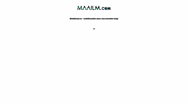 maailm.com