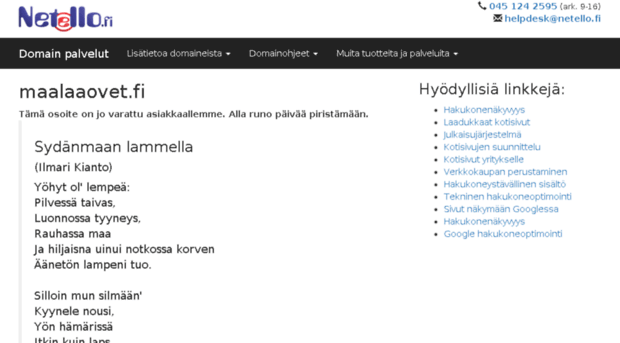maalaaovet.fi