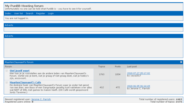 maartenclauwaert.punbb-hosting.com