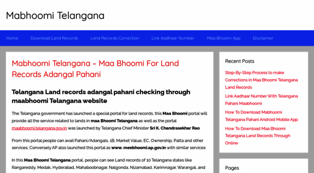 mabhoomi-telanganagov.in