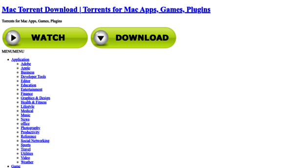 mac games torrents