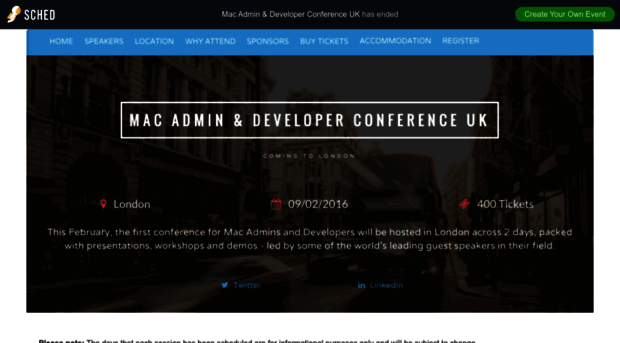 macadmindeveloperconference2016.sched.org