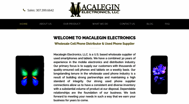 macaleginelectronics.com