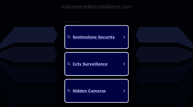 macameradesurveillance.com