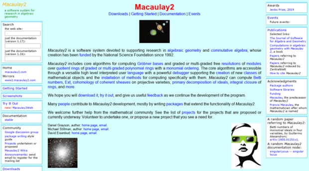 macaulay2.com