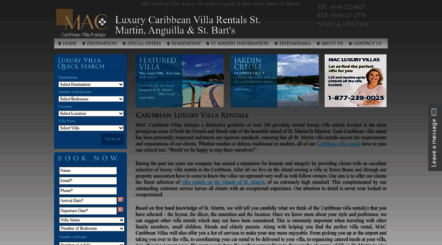 maccaribbeanvillas.com