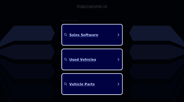 maccarone.io