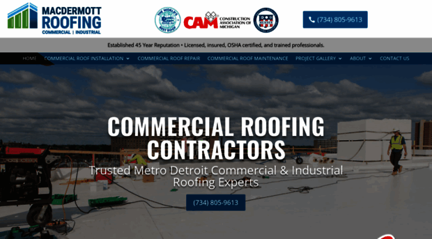 macdermottroofing.com