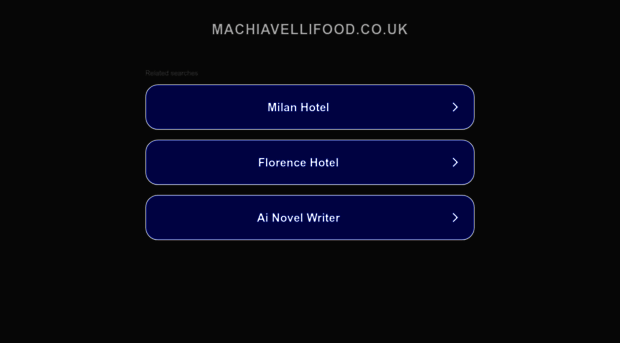 machiavellifood.co.uk
