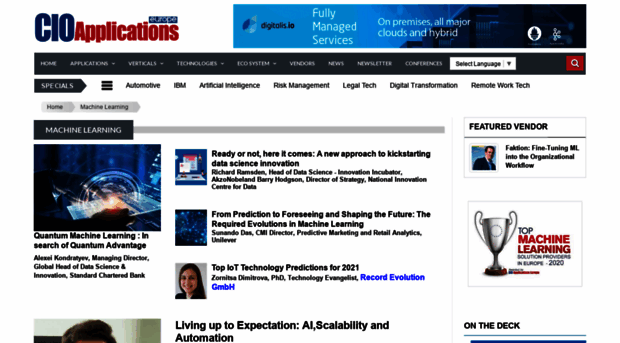 machine-learning.cioapplicationseurope.com