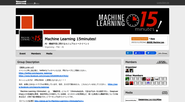 machine-learning15minutes.connpass.com
