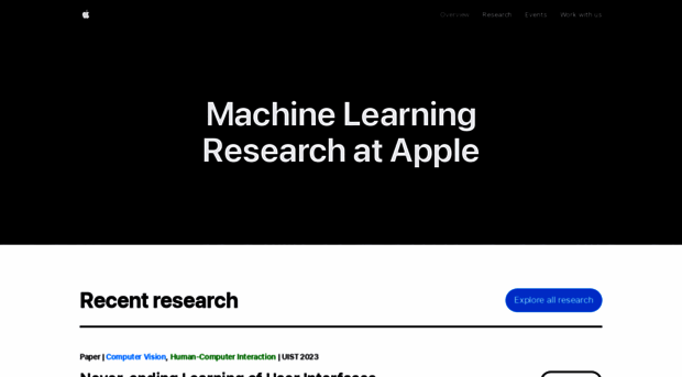 machinelearning.apple.com