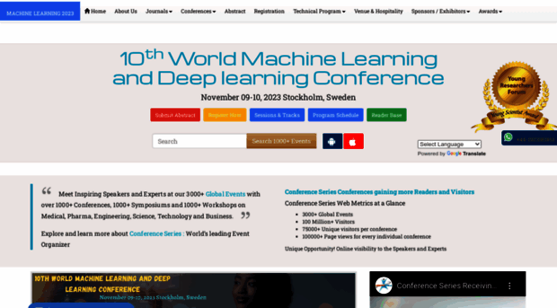 machinelearning.conferenceseries.com