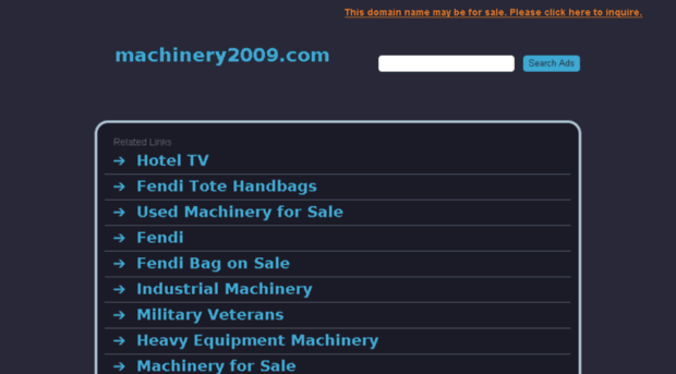 machinery2009.com