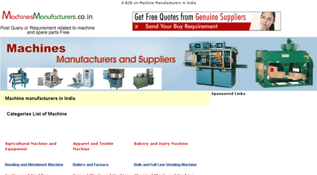 machinesmanufacturers.co.in