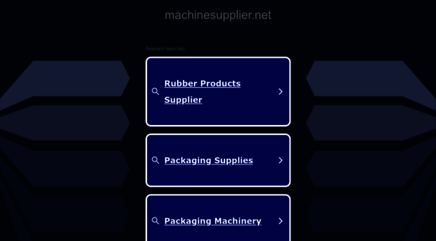 machinesupplier.net