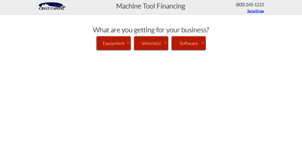 machinetoolfinancing.crestcapital.com