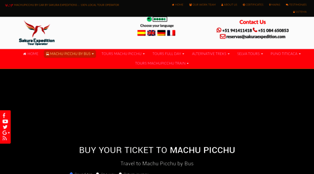 machupicchubycars.com