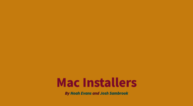 macinstallers.tech