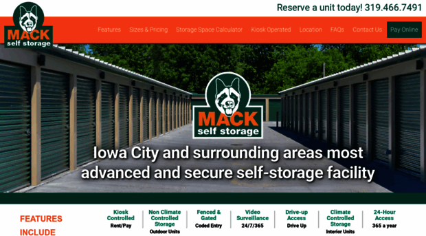 mackselfstorage.com