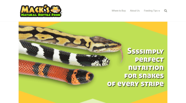 macksnaturalreptilefood.com