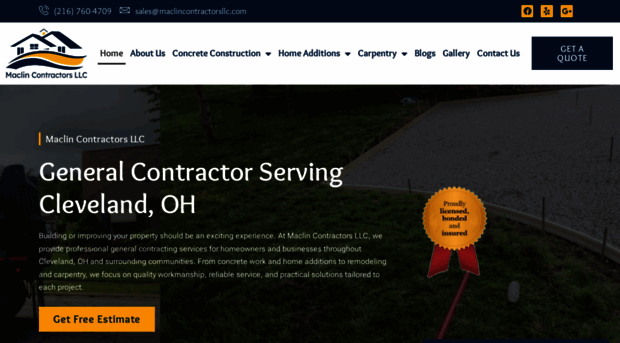maclincontractorsllc.com