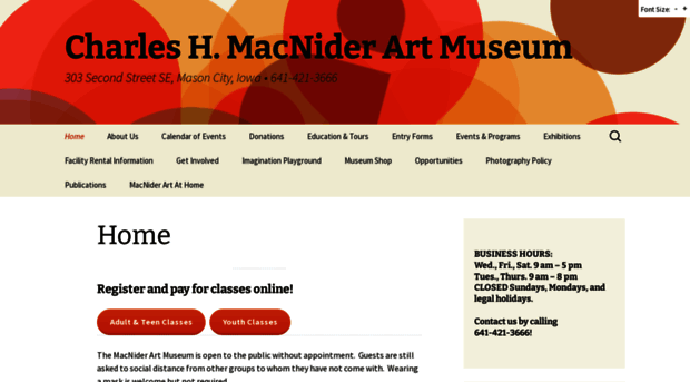 macniderart.org