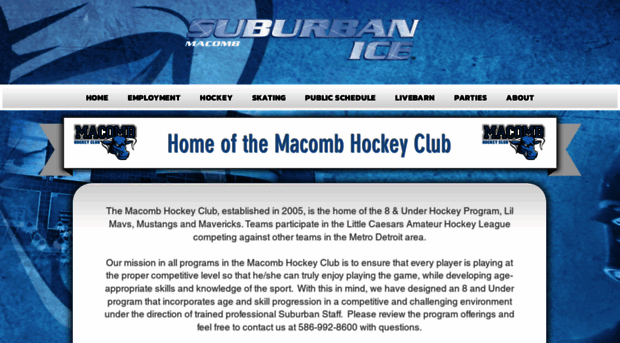 macombhockeyclub.com