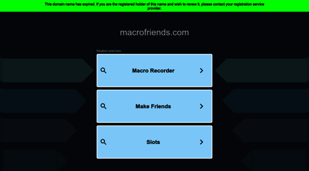 macrofriends.com