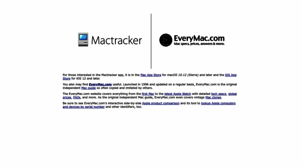 mactracker.com