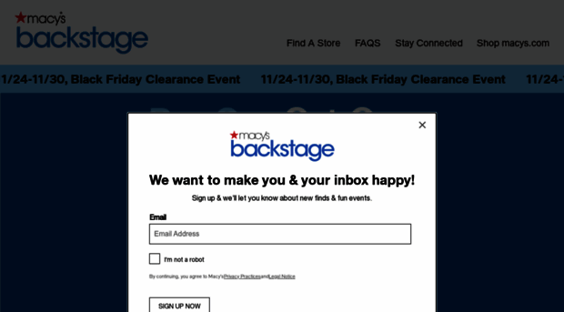 macysbackstage.com