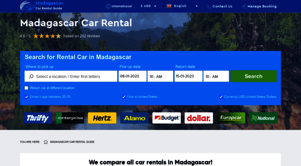 madagascar-carrental.com