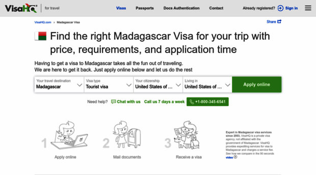 madagascar.visahq.com