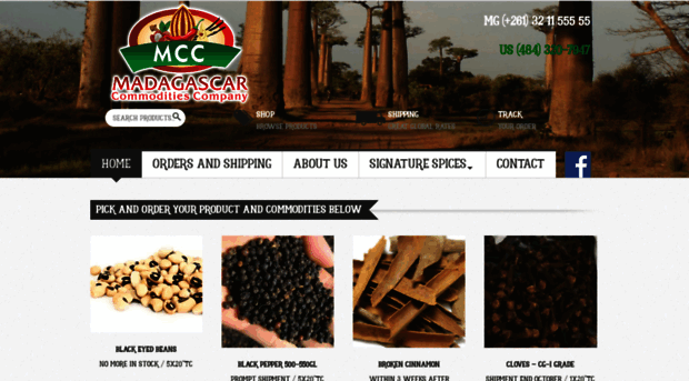 madagascarcommodities.com