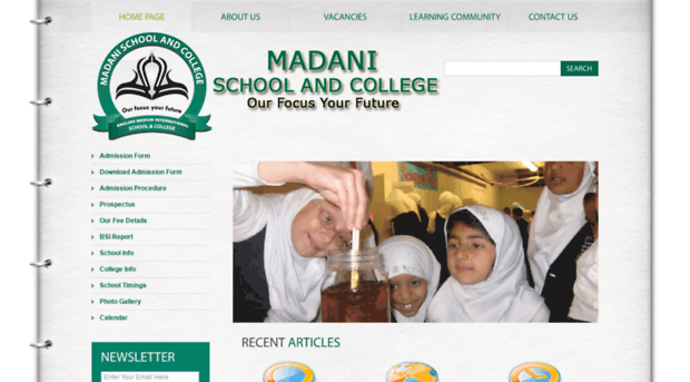 madanischoolandcollege.com