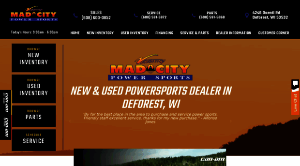 madcitypowersports.com