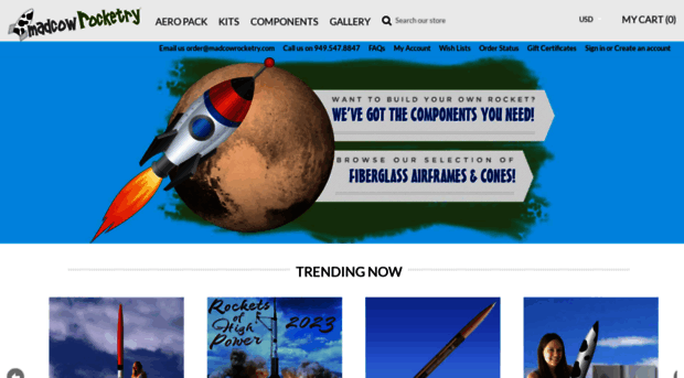 madcowrocketry.com